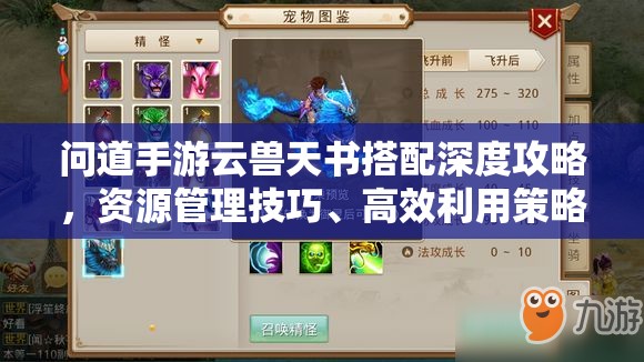問(wèn)道手游云獸天書(shū)搭配深度攻略，資源管理技巧、高效利用策略及價(jià)值最大化指南